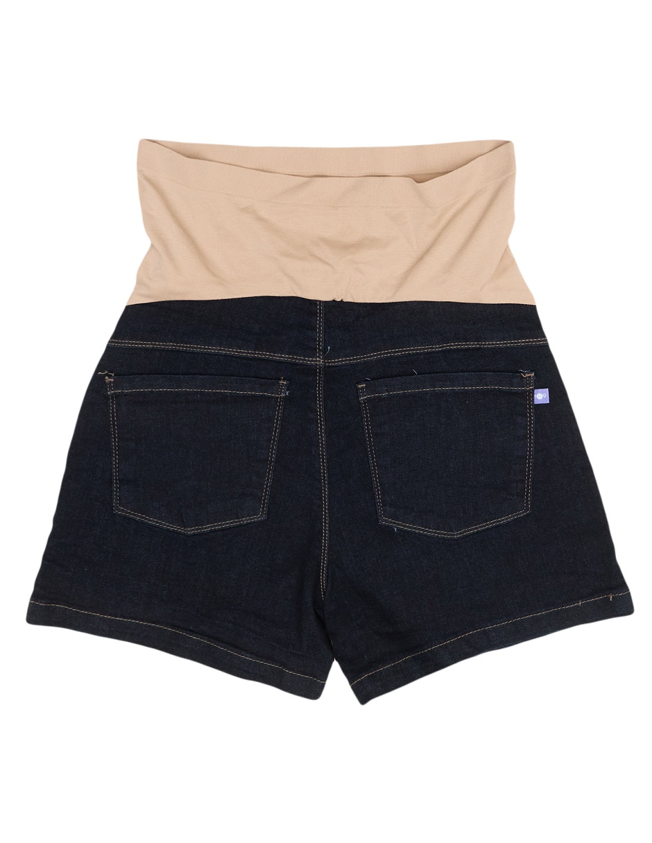 "short/bermuda maternidad" "de" mezclilla 2