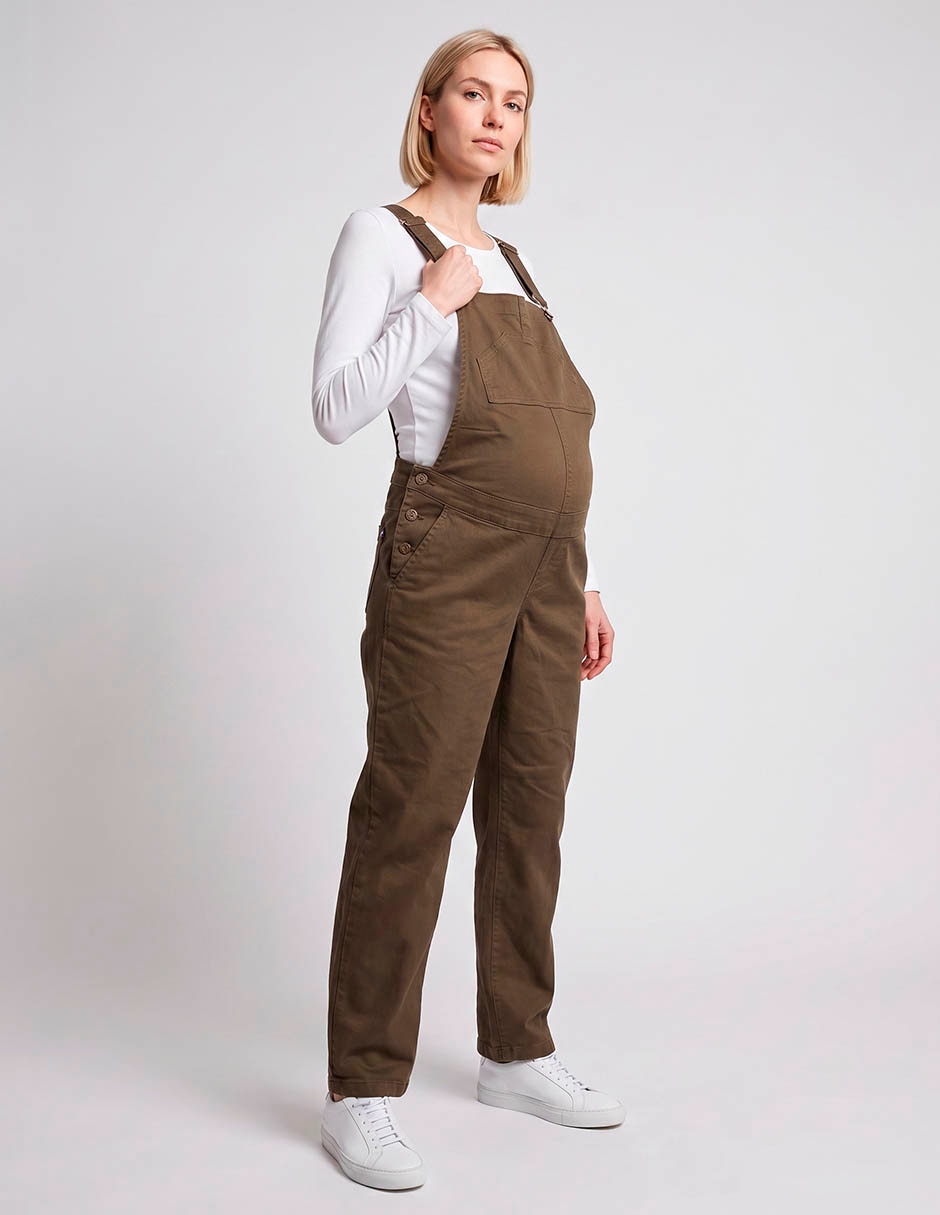 Overol maternidad de gabardina Overol maternidad de gabardina