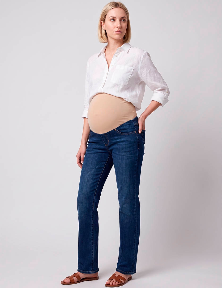 Jeans Maternidad bota a La cintura Jeans Maternidad bota a La cintura