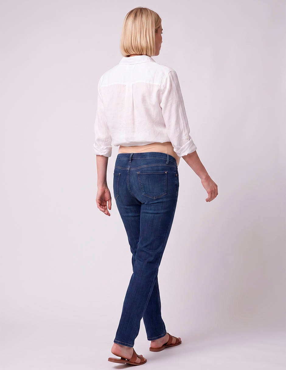 Jeans Maternidad bota a La cintura 2