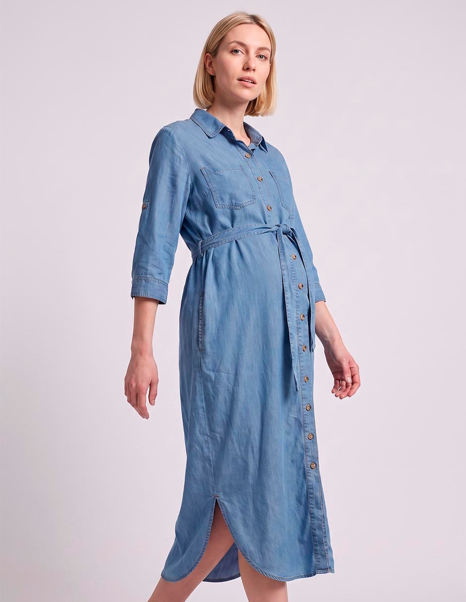 Vestido maternidad midi casual
