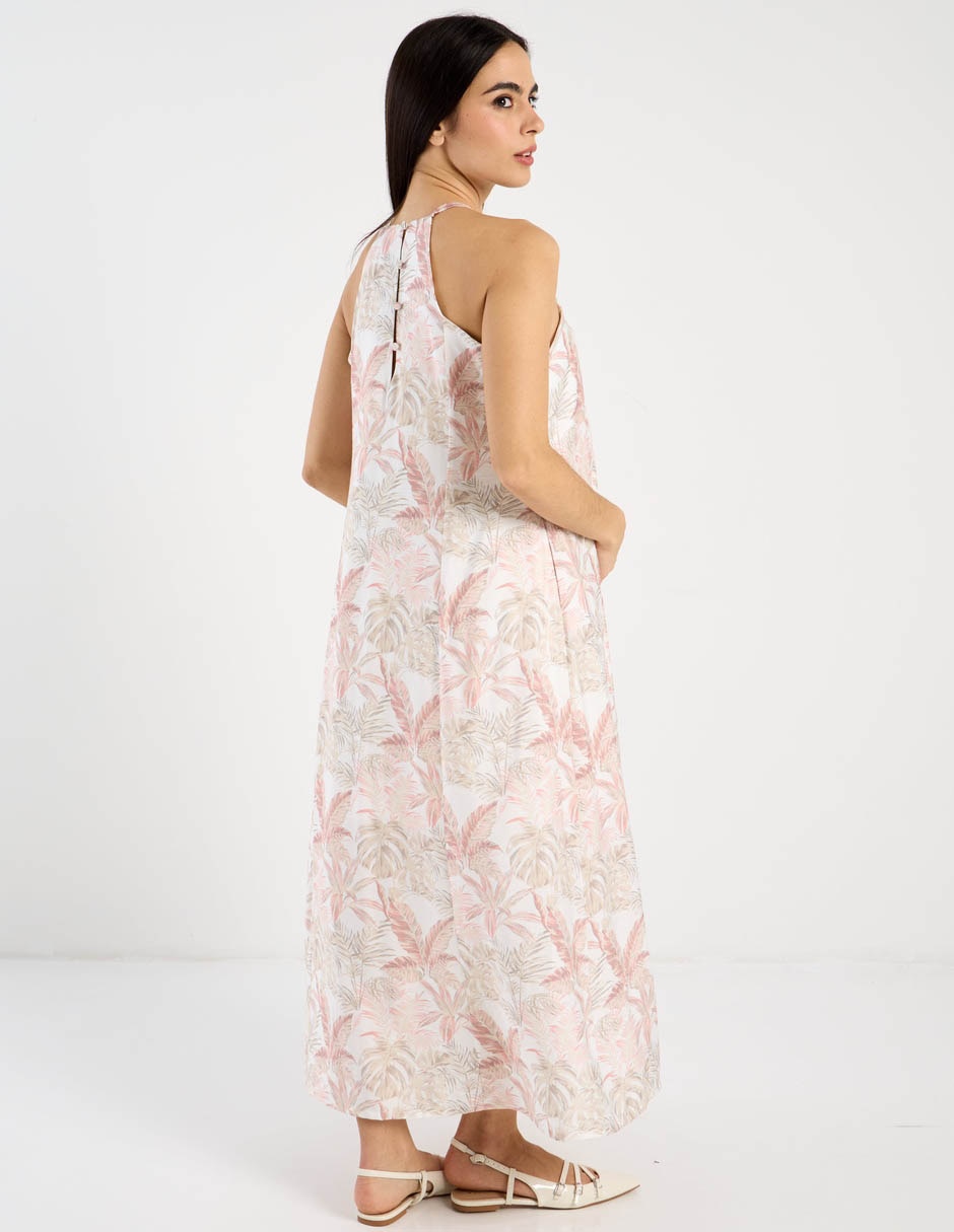 Vestido maternidad largo casual expecting essentials