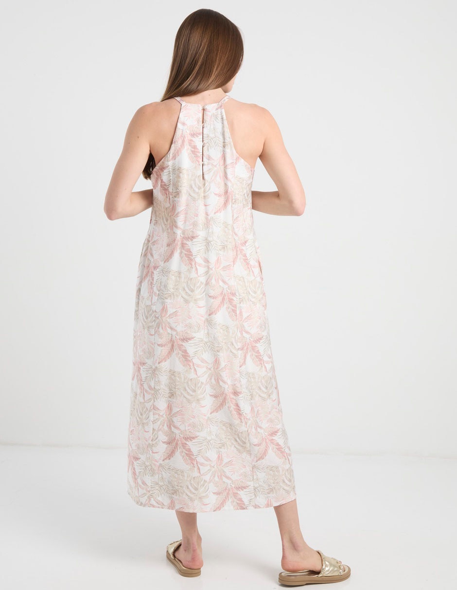 Vestido maternidad largo casual expecting essentials