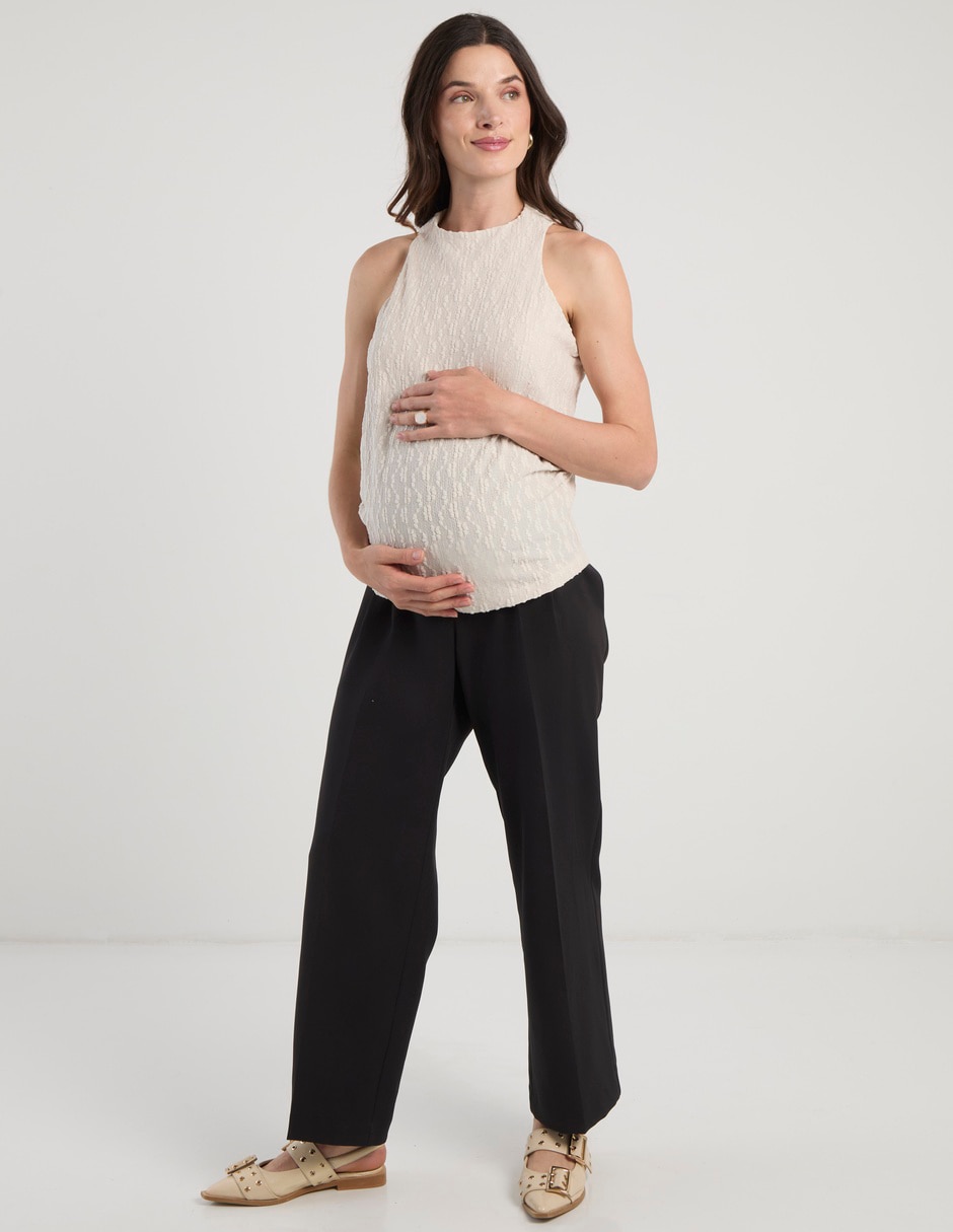 Blusa maternidad sin manga