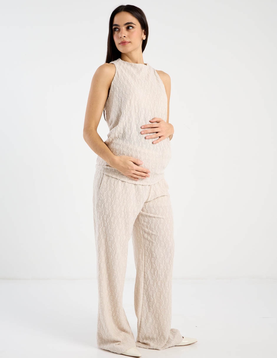 Blusa maternidad sin manga 3