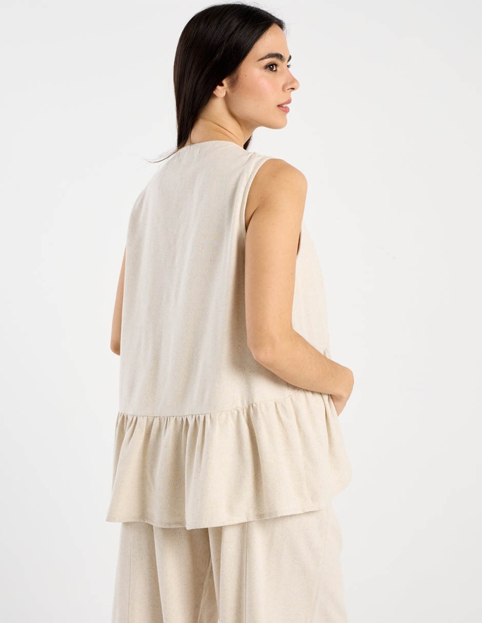 Blusa maternidad sin manga 3