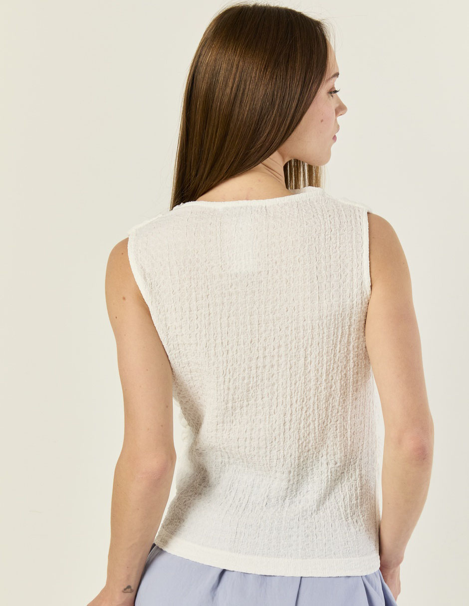 Blusa de maternidad cuello redondo 2
