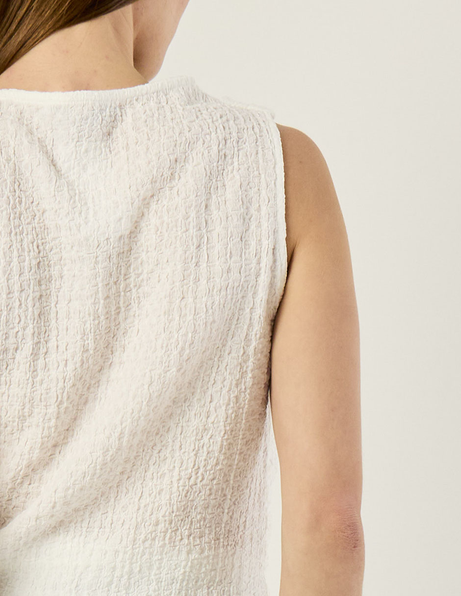 Blusa de maternidad cuello redondo 3
