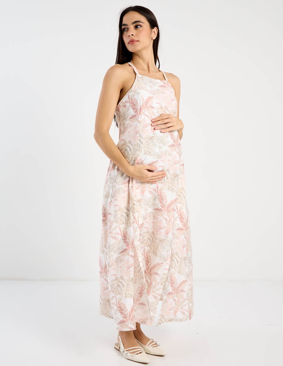 Vestido maternidad largo casual