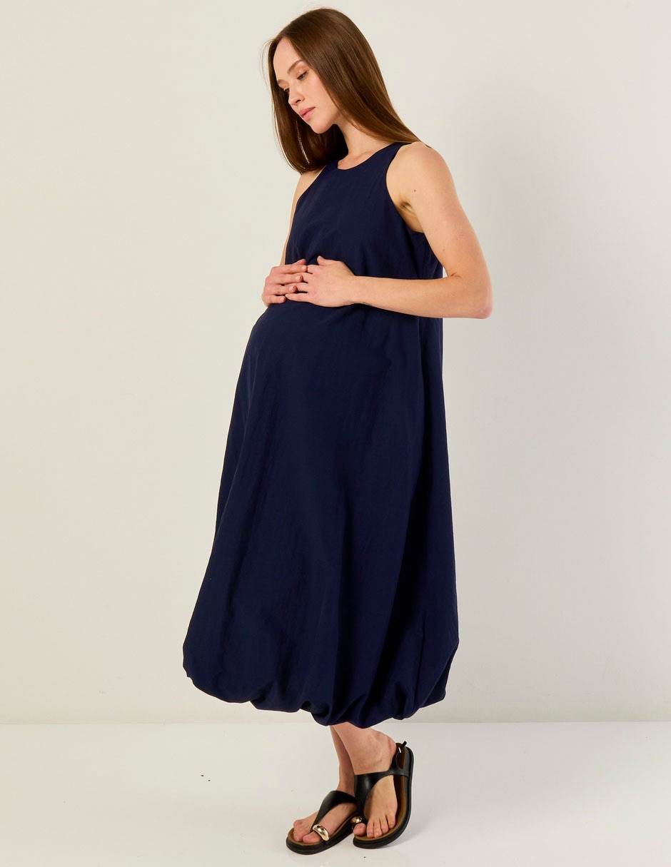 Vestido maternidad largo casual para mujer Vestido maternidad largo casual para mujer