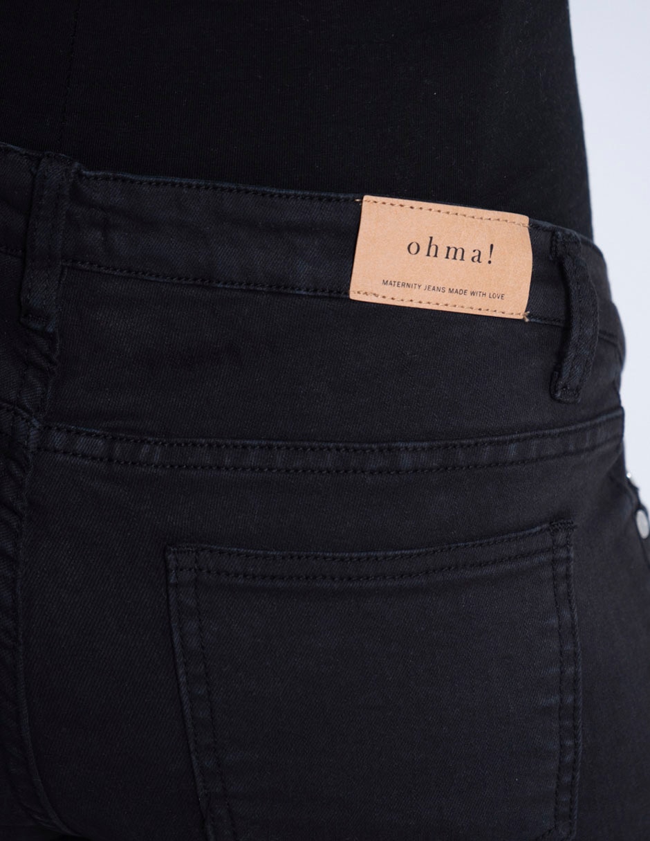 Jeans maternidad straight corte cintura alta 7