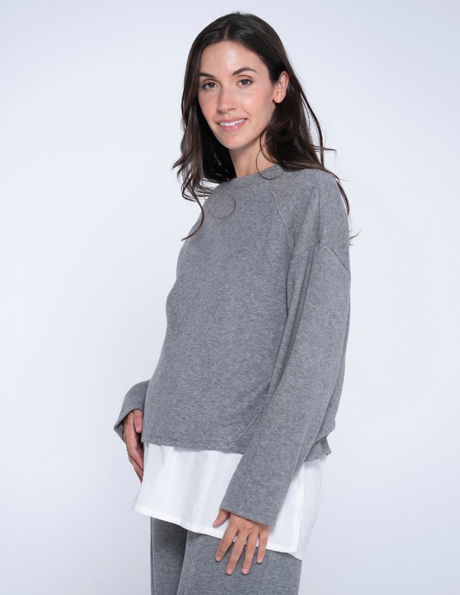 Blusa maternidad manga larga 5
