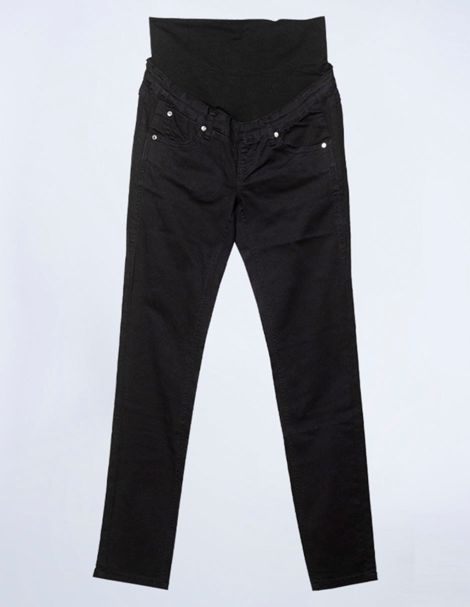 Jeans maternidad straight corte cintura