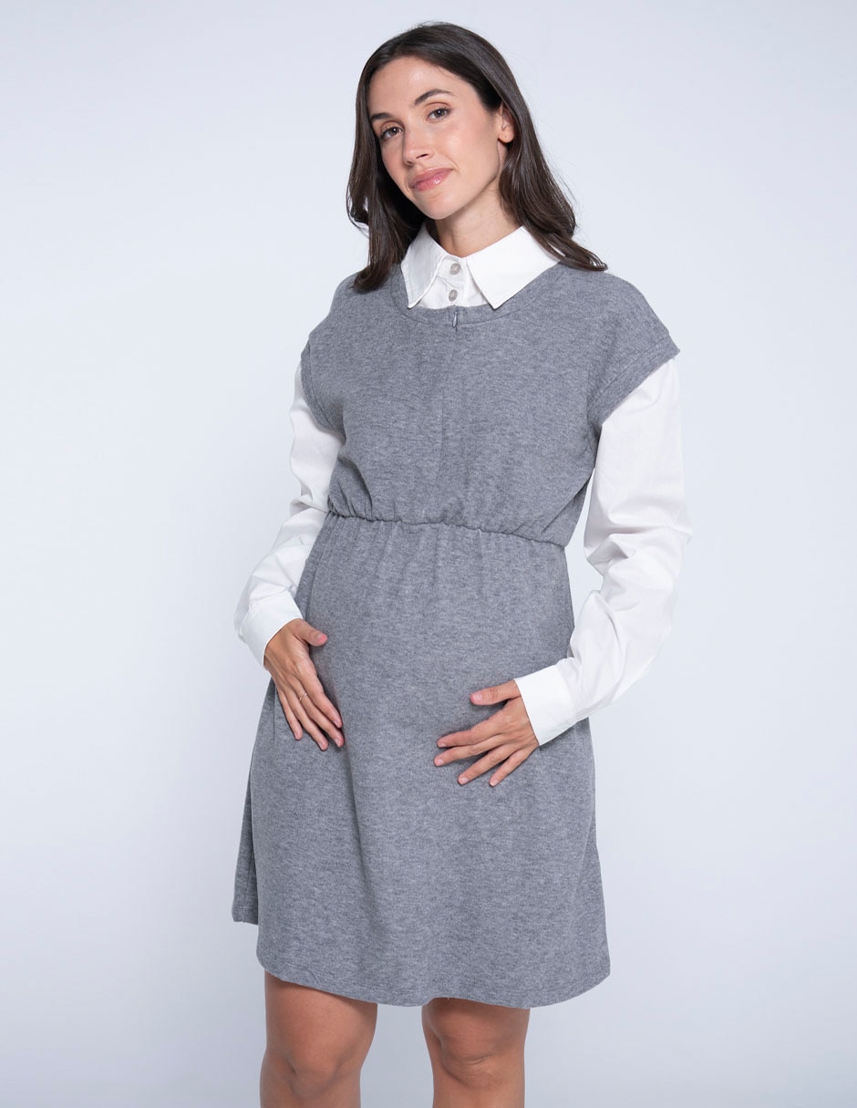 Vestido maternidad arriba de la rodilla casual 6