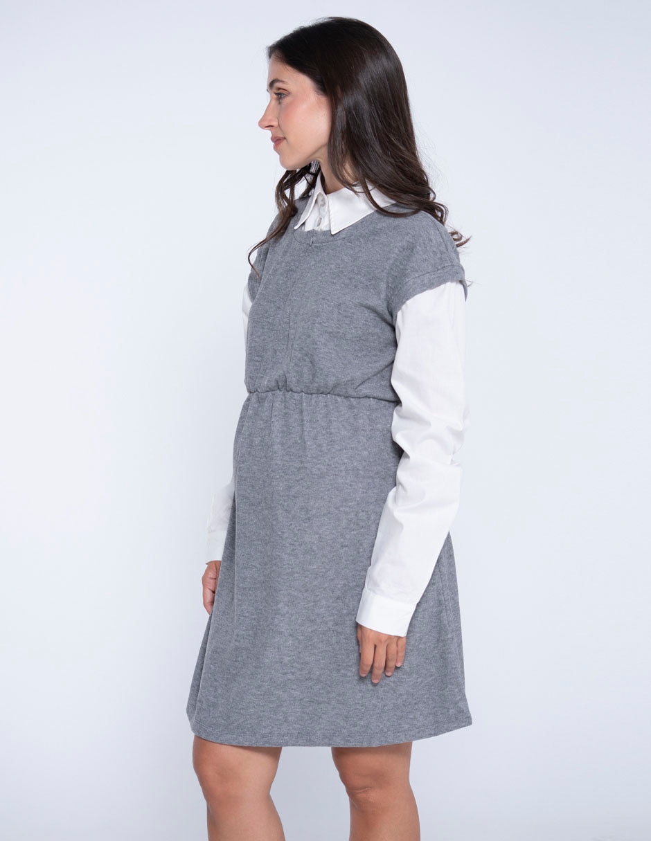 Vestido maternidad arriba de la rodilla casual 5