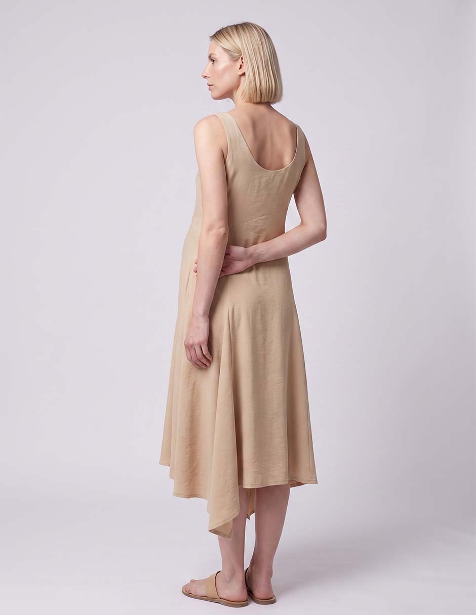 Vestido maternidad abajo de la rodilla casual 2
