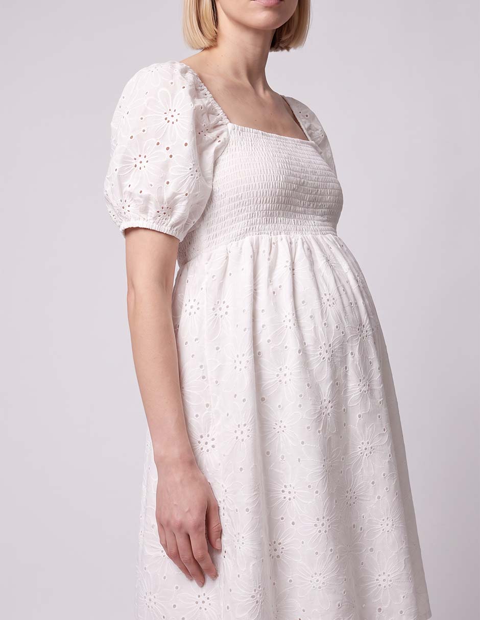 Vestido maternidad corto casual 3