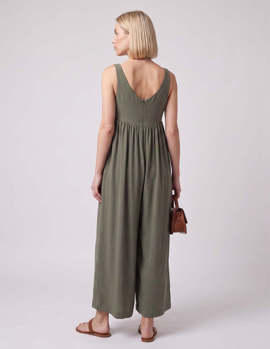 Jumpsuit estampado liso 2