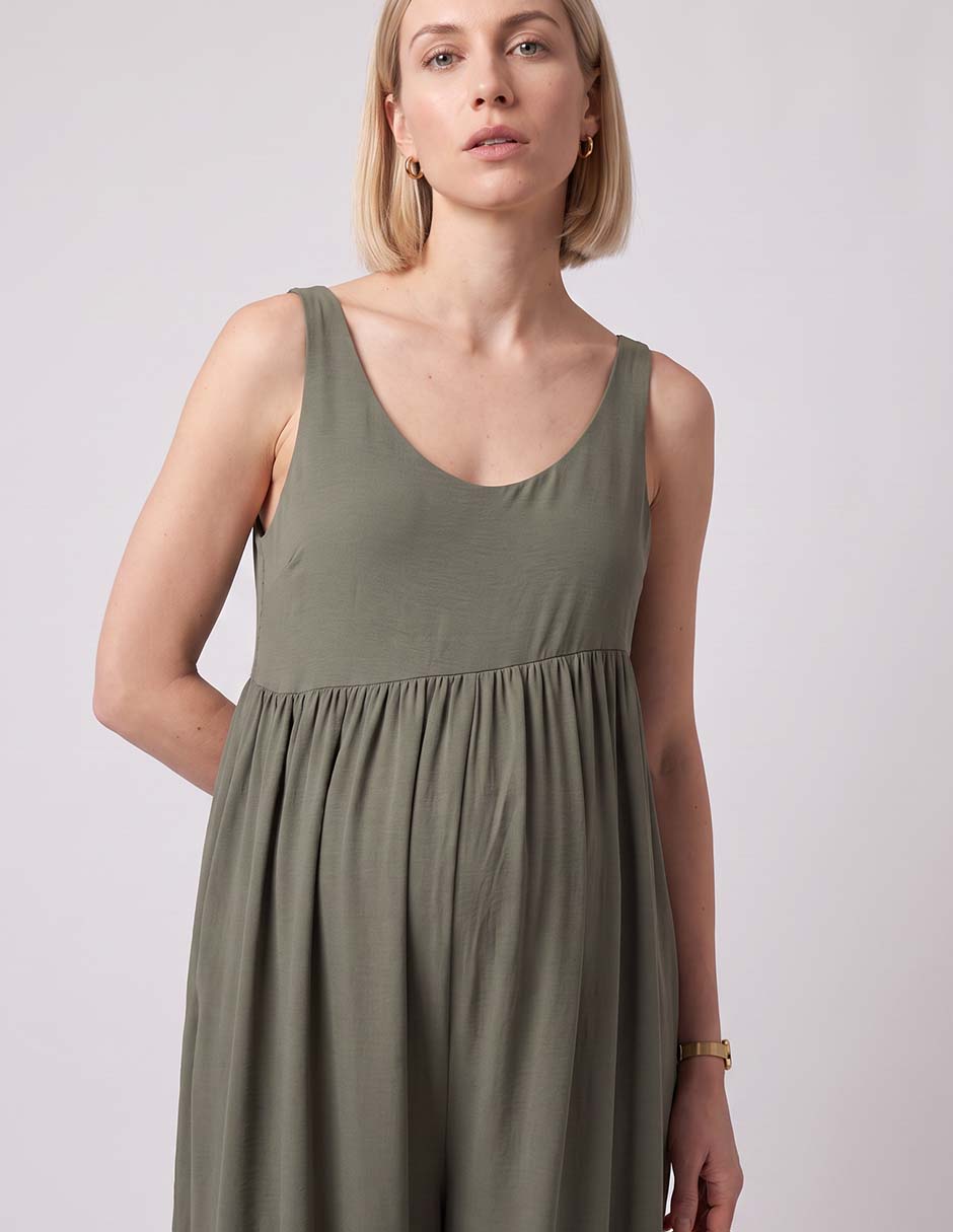 Jumpsuit estampado liso 3