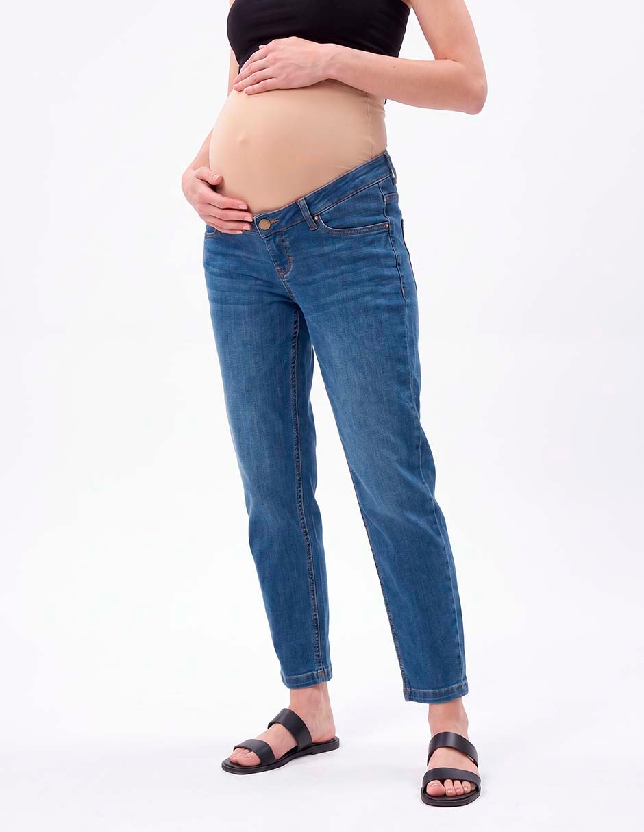 Jeans maternidad slim corte cintura Jeans maternidad slim corte cintura