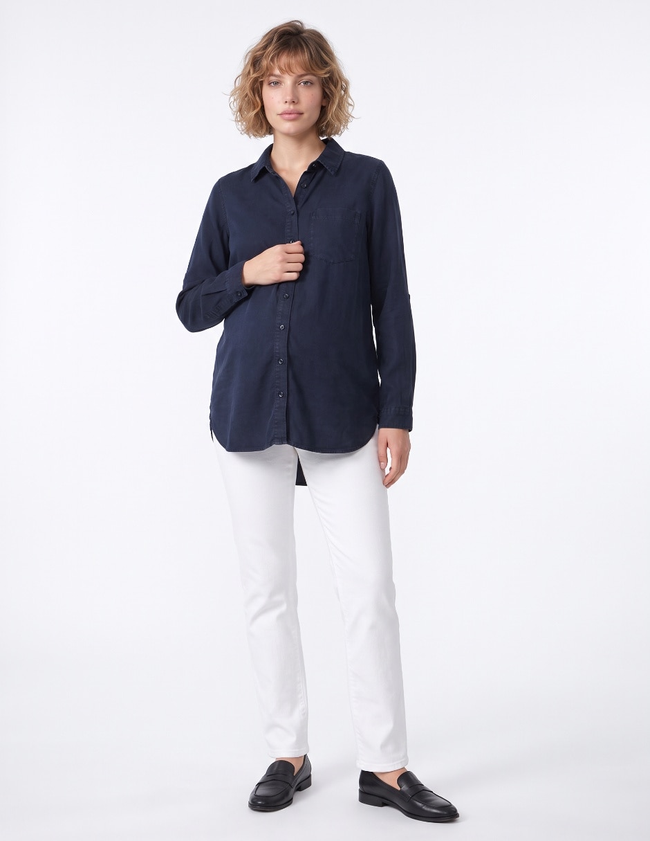 Blusa maternidad manga larga Blusa maternidad manga larga