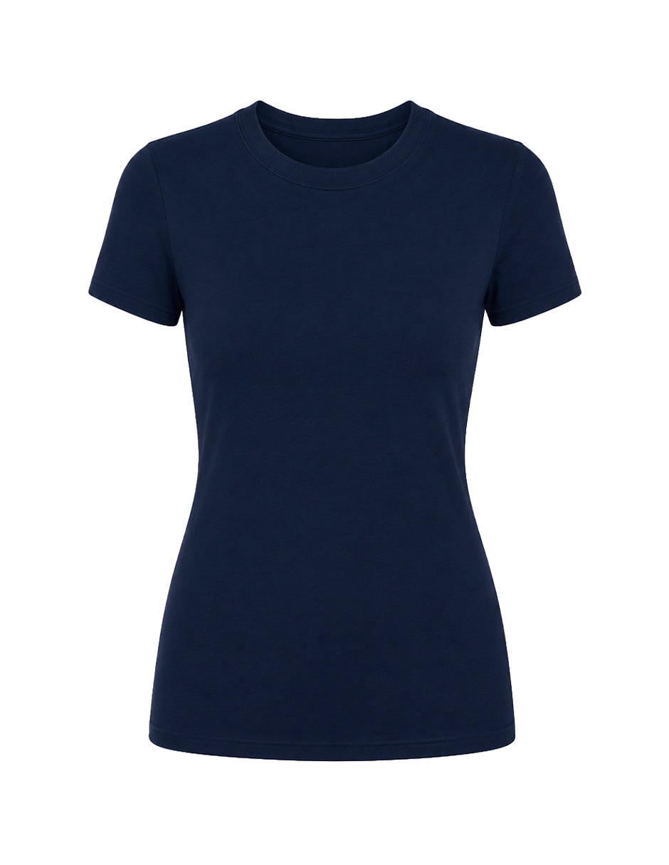 Playera maternidad manga corta cuello redondo 4