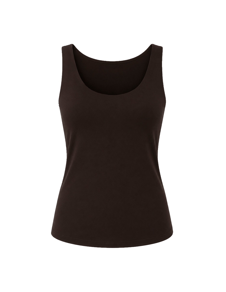 Playera maternidad cuello con escote 3