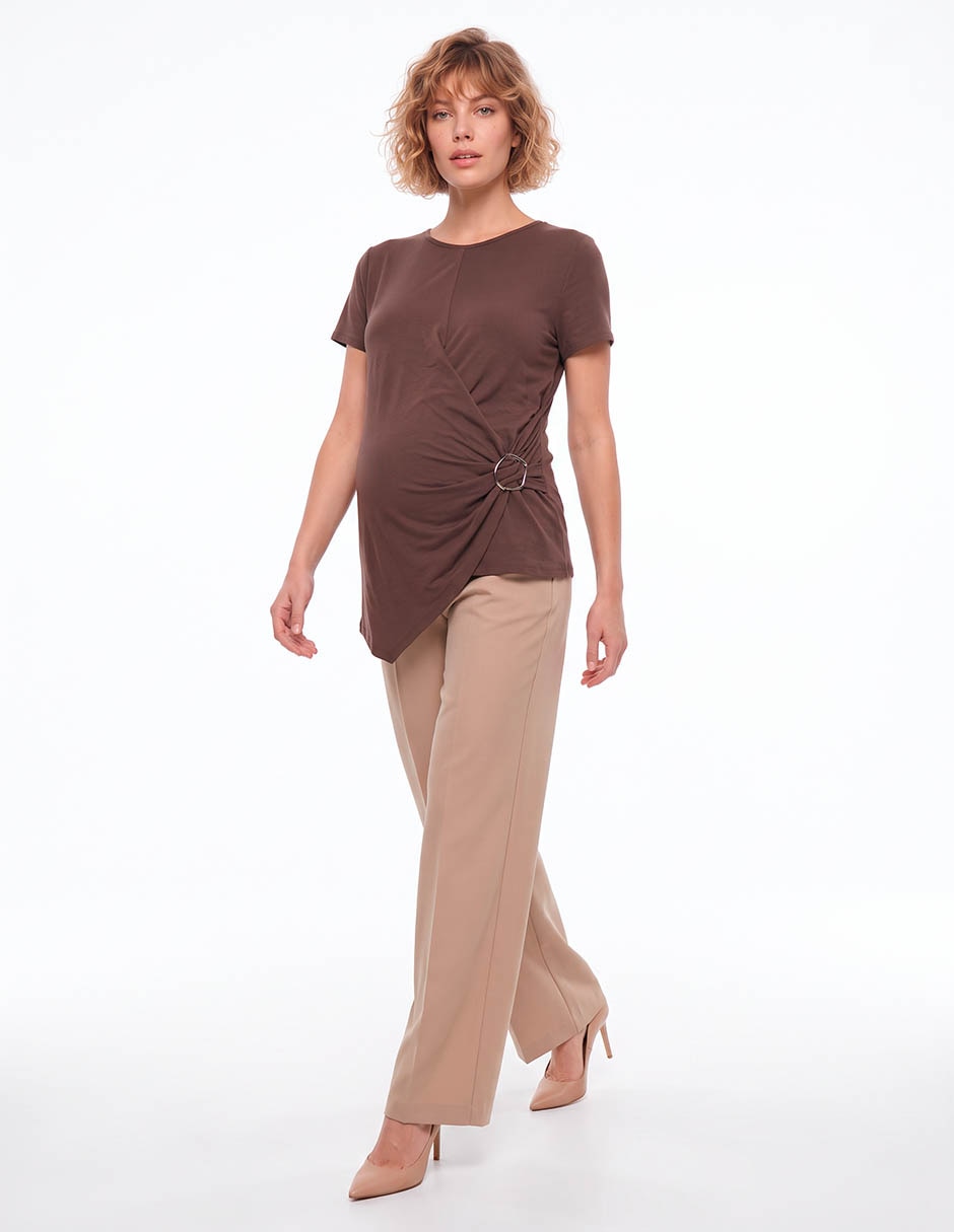 Blusa maternidad manga corta 3
