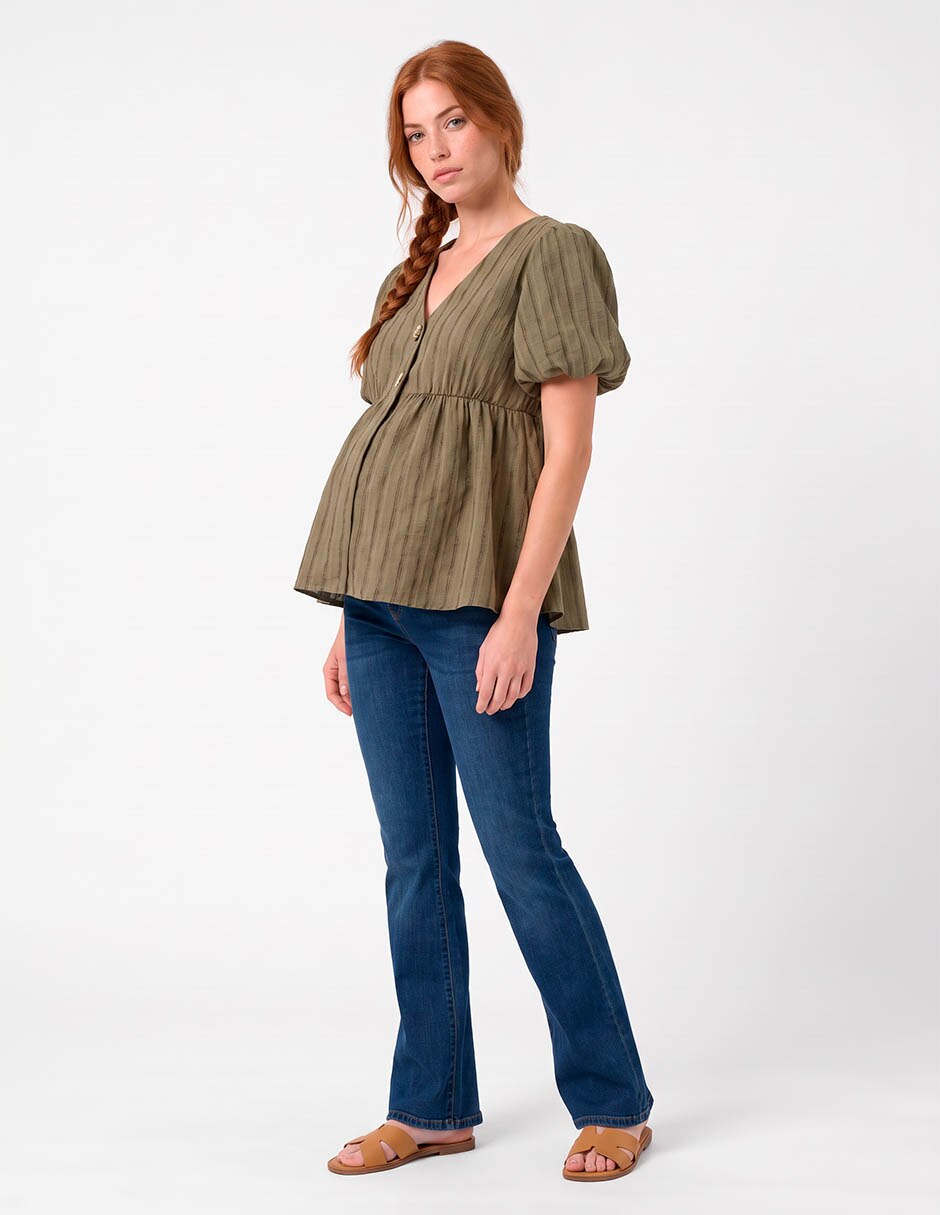 Blusa maternidad manga Corta 3