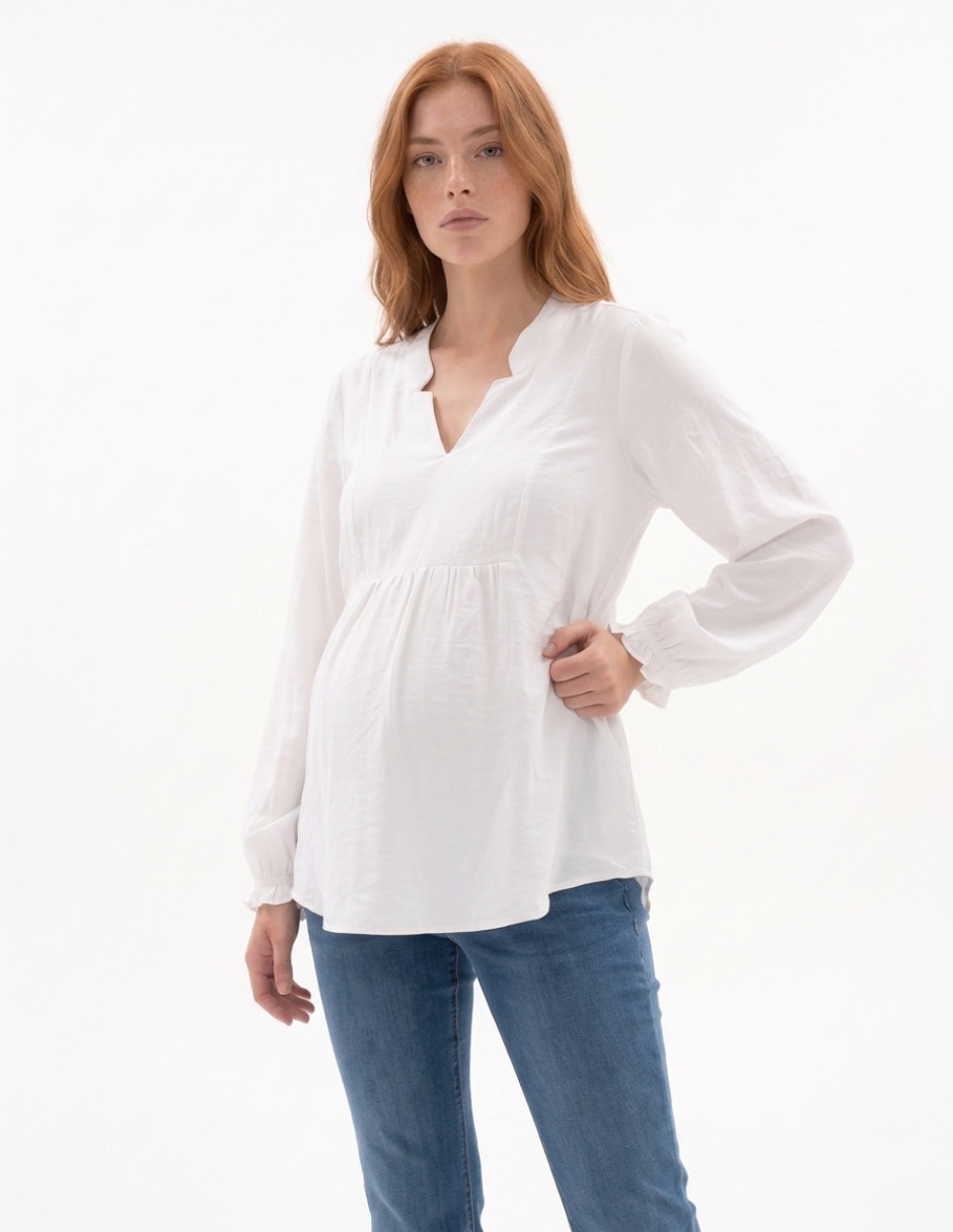 Blusa maternidad manga 3/4 Blusa maternidad manga 3/4