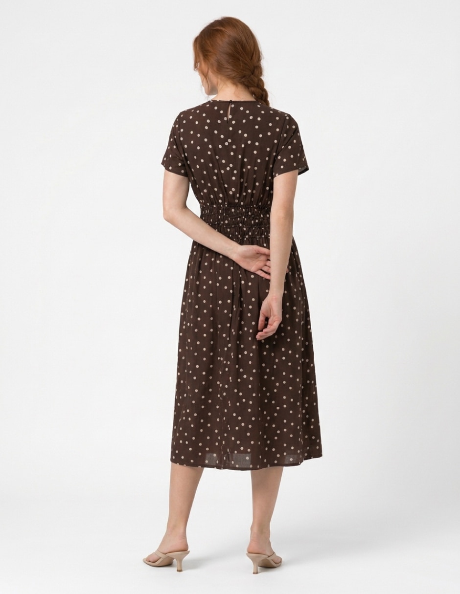 Vestido maternidad arriba de la rodilla casual para mujer 2