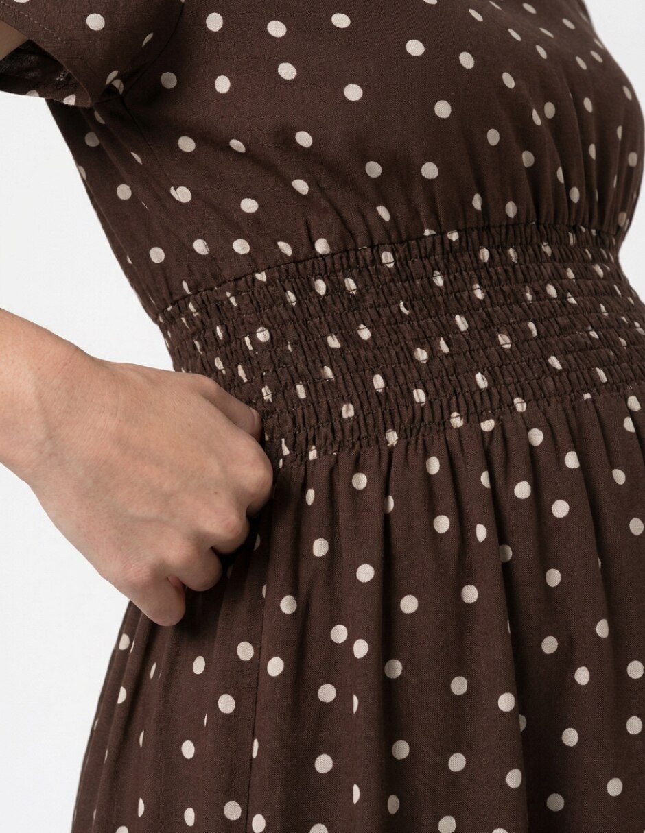 Vestido maternidad arriba de la rodilla casual para mujer 4