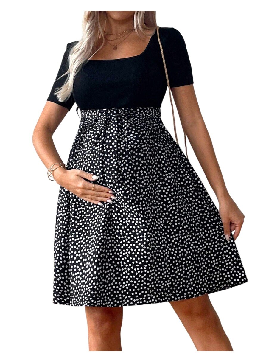 Vestido maternidad arriba de la rodilla casual 5